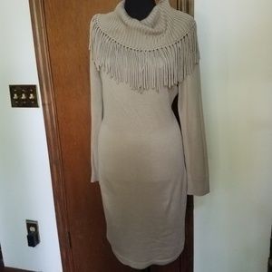 Calvin Klein Fringe Dress